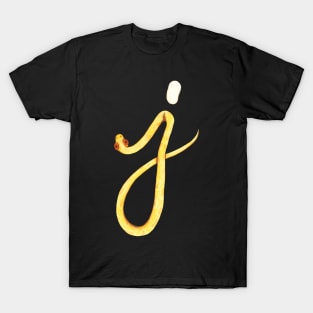 J - Albino burmese python T-Shirt